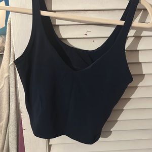 Navy blue Align Tank
